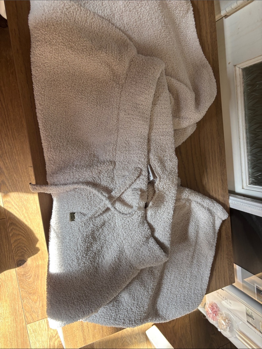 Cozy Cream Sherpa Sweatpants